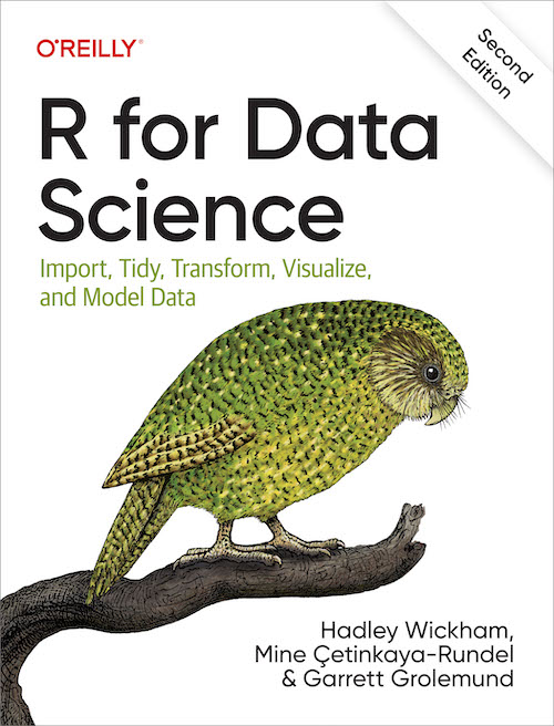 Cover of the R for Data Science Book Second Edition